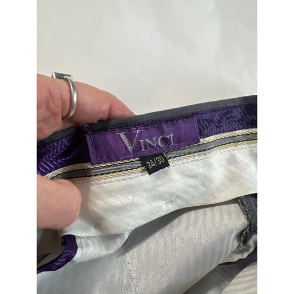 Vinci Mens Flat Front Dress Pants - Picture 5 of 8